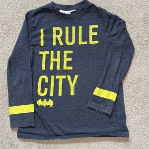 Long Sleeved Gap Kids Junk Food Batman Tee